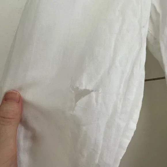 AllSaints Women’s White 6 Prim Broderie Dress - Picture 2 of 6